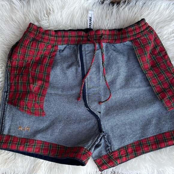 Philosophy Dark Blue Lightweight Pull on 100% Cotton Elastic Denim Shorts Size 2 - Picture 5 of 9